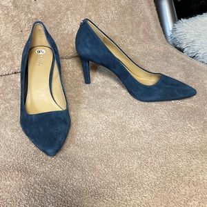 MICHAEL Michael Kors Blue Suede Pump